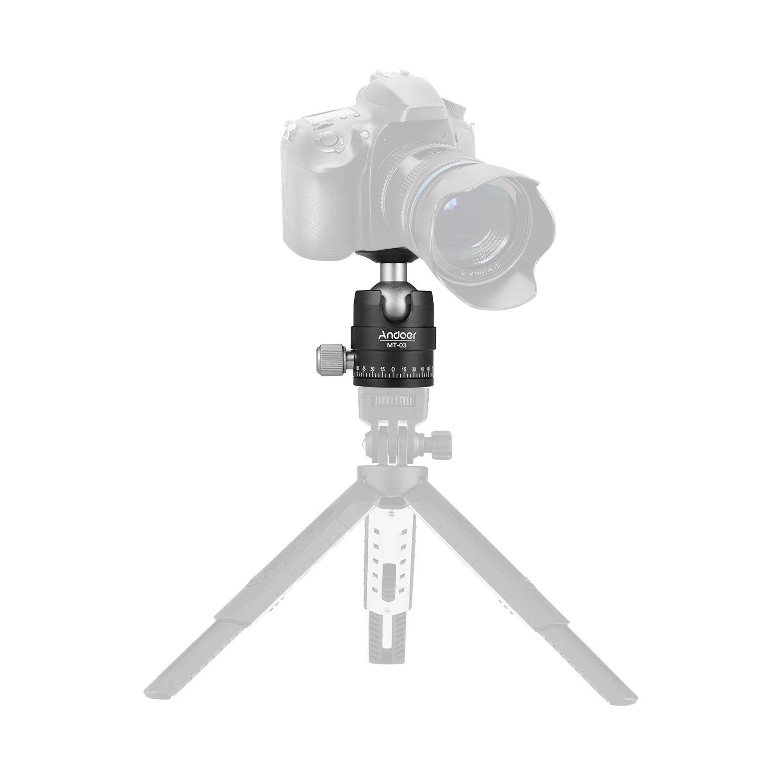 Штатив для фотоаппарата Andoer MT 03 Mini DSLR ILDC быстросъемная шариковая головка U
