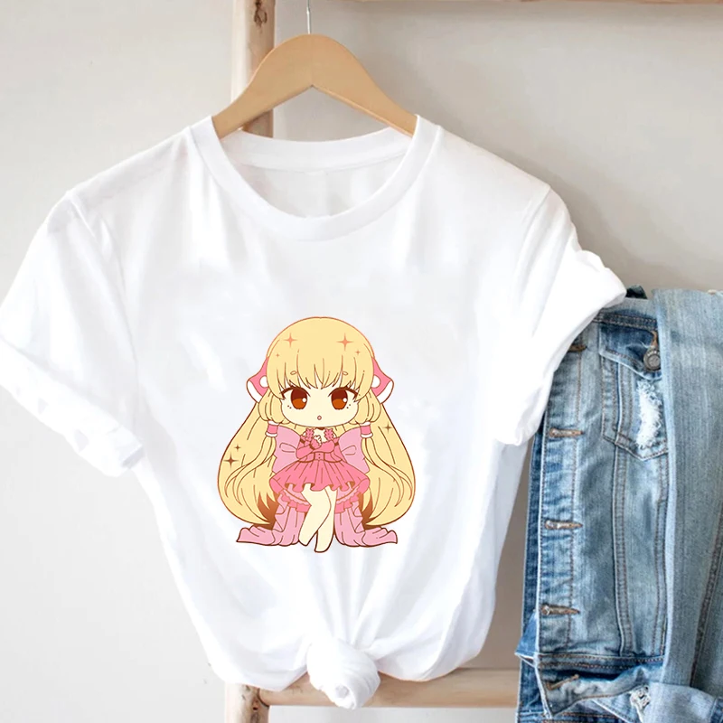 

Basic Graphic T-Shirt INMEI Kawaii Fun Top Tee Girl Harajuku Ullzang T-Shirt Ladies Korean T-Shirt Japanese Style Cute T-Shirt