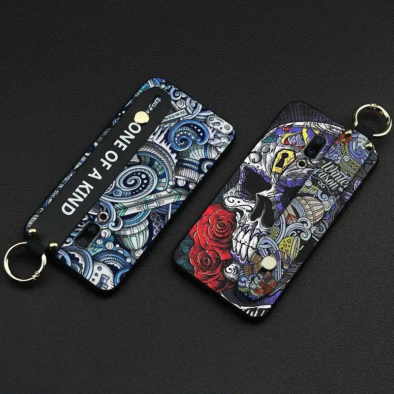 Shockproof Phone Case For Meizu 16th Plus 6.5-inch Holder Delicate TPU Silicone Cover Lanyard Graffiti Series | Мобильные телефоны