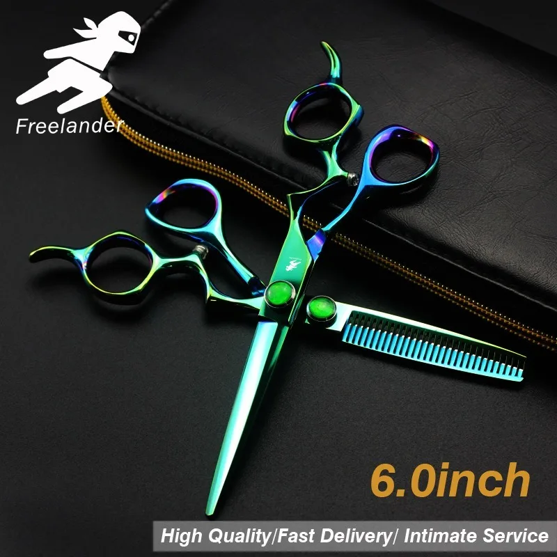 Профессиональные 6 дюймовые японские ножницы для стрижки волос Freelander 440c