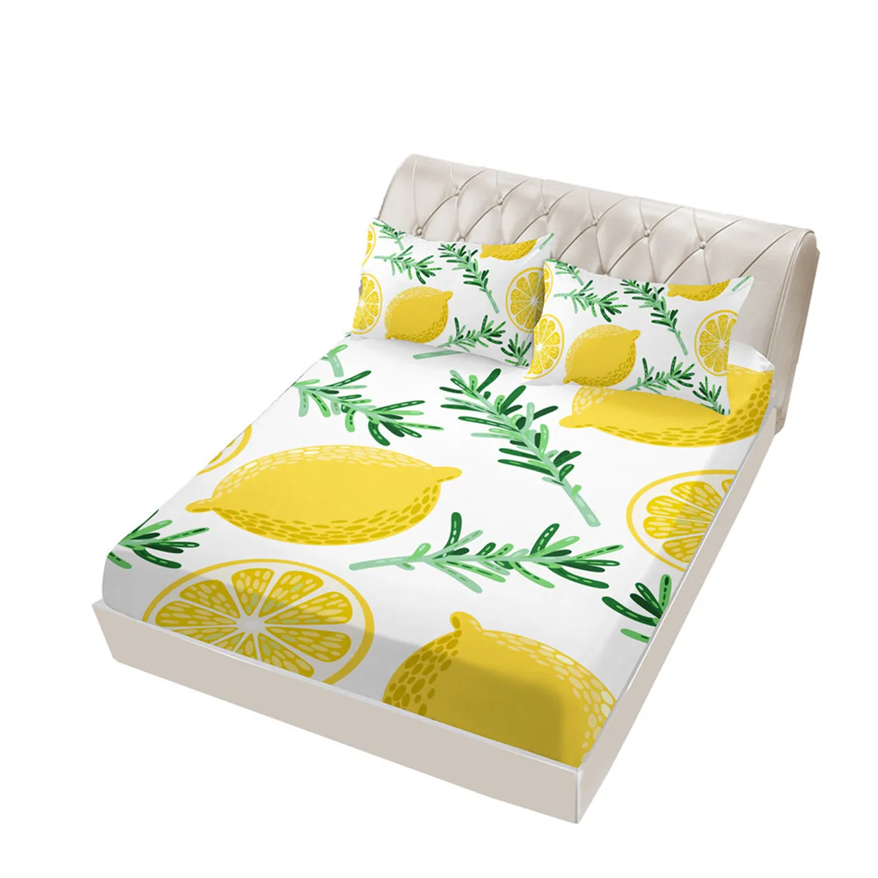 Простыня для фруктов мягкое декоративное постельное белье в лимонном стиле