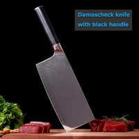 damascus steel chef knife japanese vg10 core blade razor sharp kitchen knives g10 handle meat slicer cleaver cooking tool cutelo