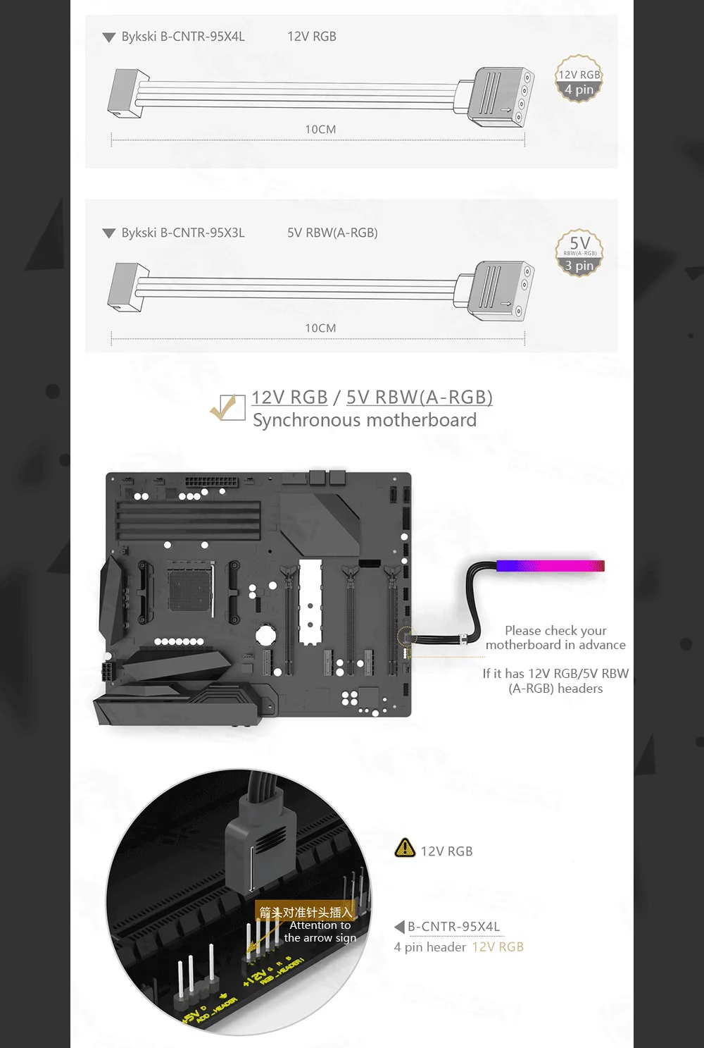 Bykski A-AS58EX-X, полное покрытие видеокарты блок водяного охлаждения, для Asus EX-RX580 2048SP 8G