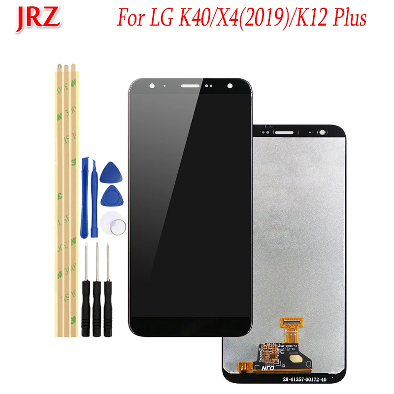 ЖК дисплей 5 7 дюйма для LG K40 LMX420EM и детали X4 2019 K12 Plus + Инструменты|Экраны мобильных