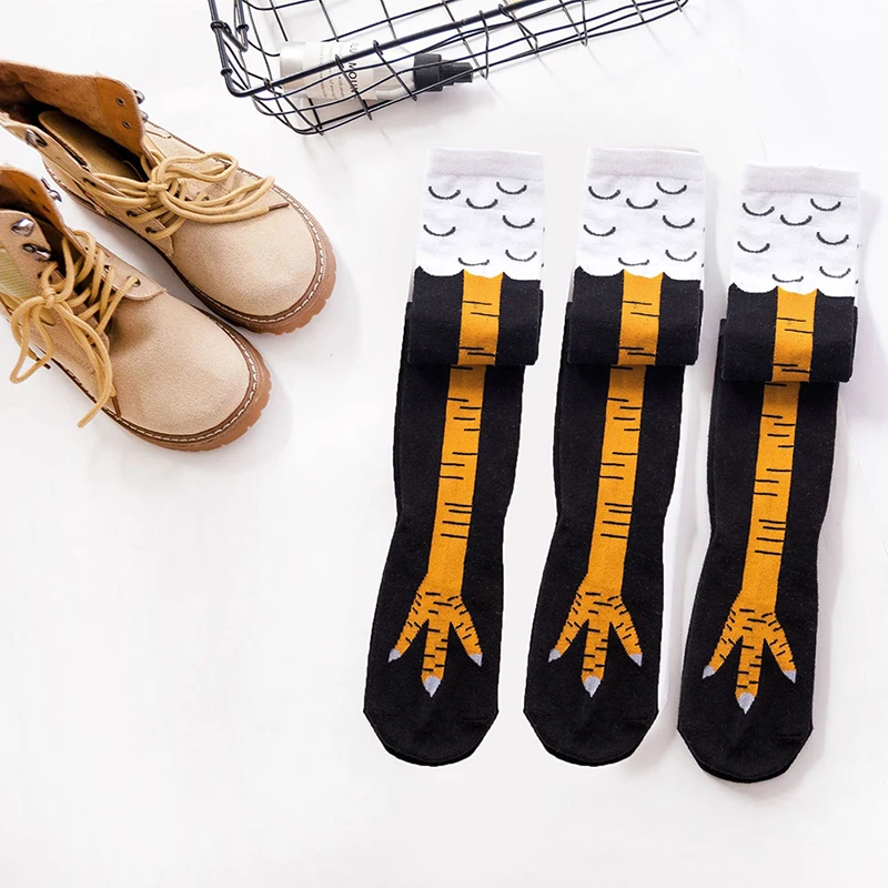 

Creative Autumn Women's Socks Thigh High Sock 3D Cartoon Ainimals Cute Funny Thin Toe Feet Ladies Winter