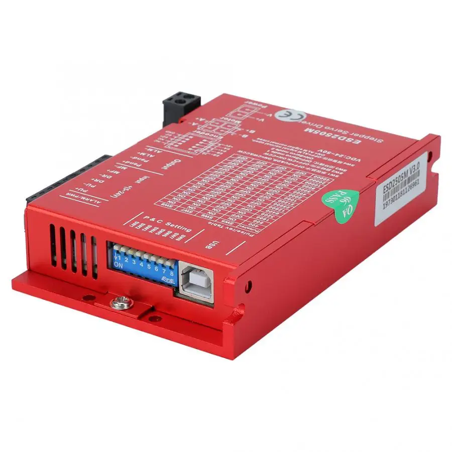 Мотор драйвер 2.2N.m 5A замкнутый цикл ступенчатый диаметр вала 8 мм + Драйвер 24 ~ 50 в