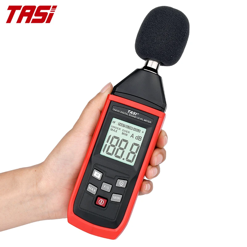Цифровой шумомер TASI TA8151, измеритель уровня звука и шума 30-130 дБ - изображение