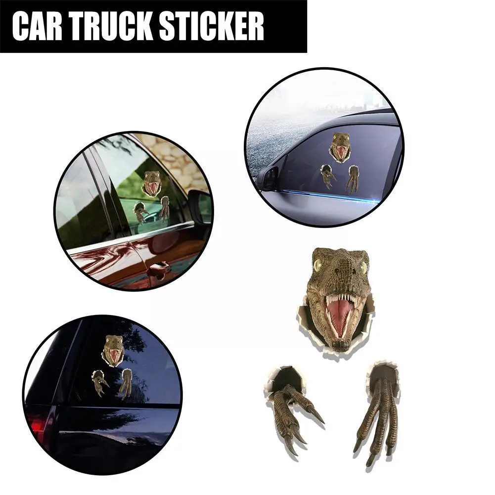Автомобильные наклейки скульптура динозавра настенное искусство подвесное