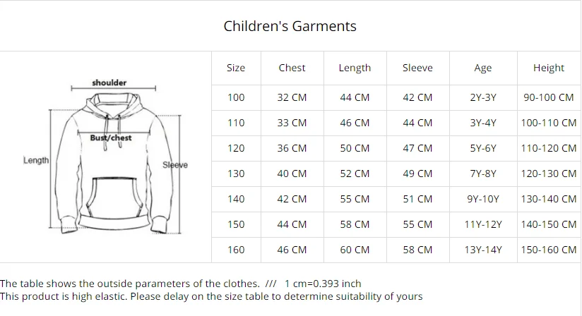 

3 To 16 Years Kids Hoodies Anime JoJos Bizarre Adventure Sweatshirt Boys Girls Giorno Giovanna Bruno Bucciarati Children Tops