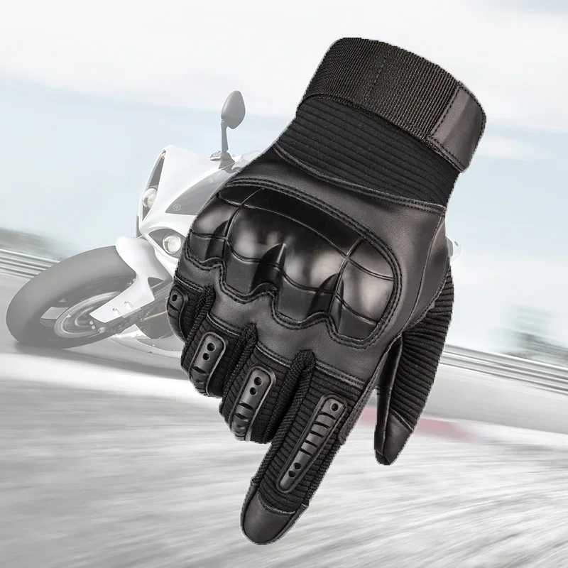 

Motorcycle Touch Screen Gloves Breathable Full Finger Hard Shell Anti Fall Non Slip Protection Riding Glove Men Summer Winter