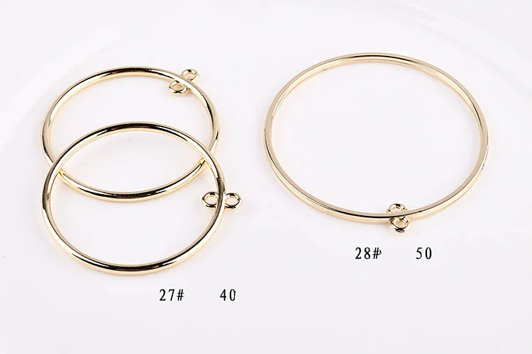 Корейский геометрический сплав Гальванизированный двойной висящий Круглый DIY