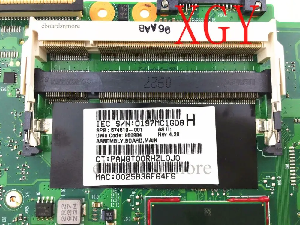 Материнская плата 574510-001 6050A2252601 для HP Probook 4410S 4510s Intel HD graphics DDR2 | Компьютеры и офис