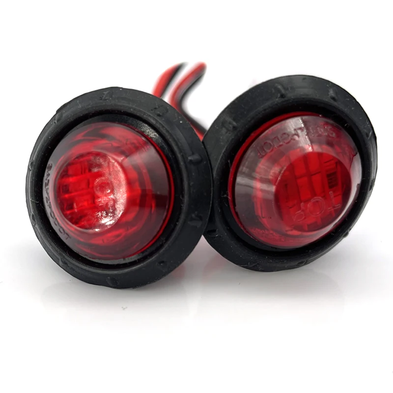 Светодиодные боковые габаритные огни для прицепа 2 шт. 12 В 3 SMD желтые белые