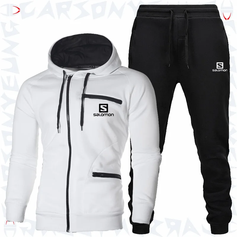 

2 Pieces Sets Tracksuit Men Hooded Sweatshirt+pants Pullover Hoodie Sportwear Suit Ropa Hombre Casual Men Clothes Size S-3XL