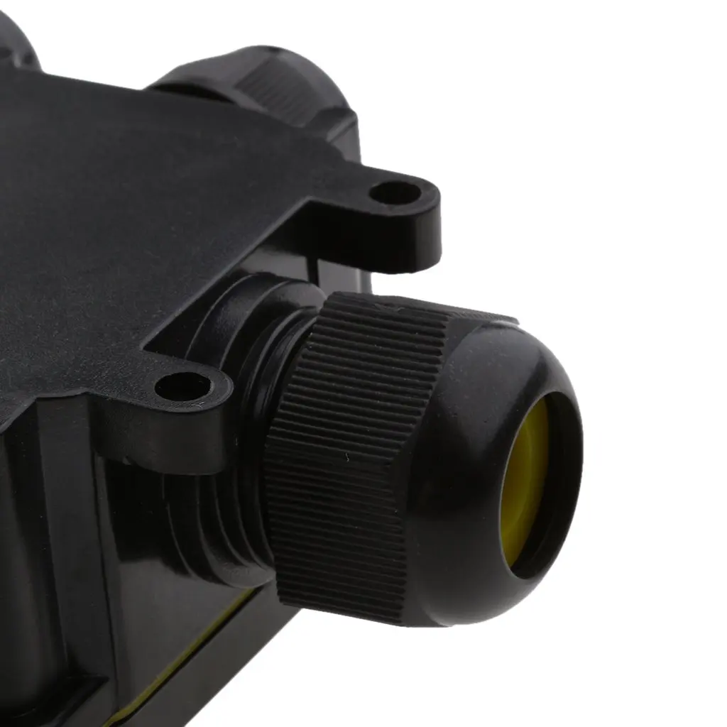 

Black Junction Box Junction Box Waterproof Ip68 Junction Box Terminals - 6 Terminals