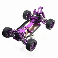 for wltoys 144001 114 rc car upgrade parts all metal embled frame chis with wheel set spare accessories