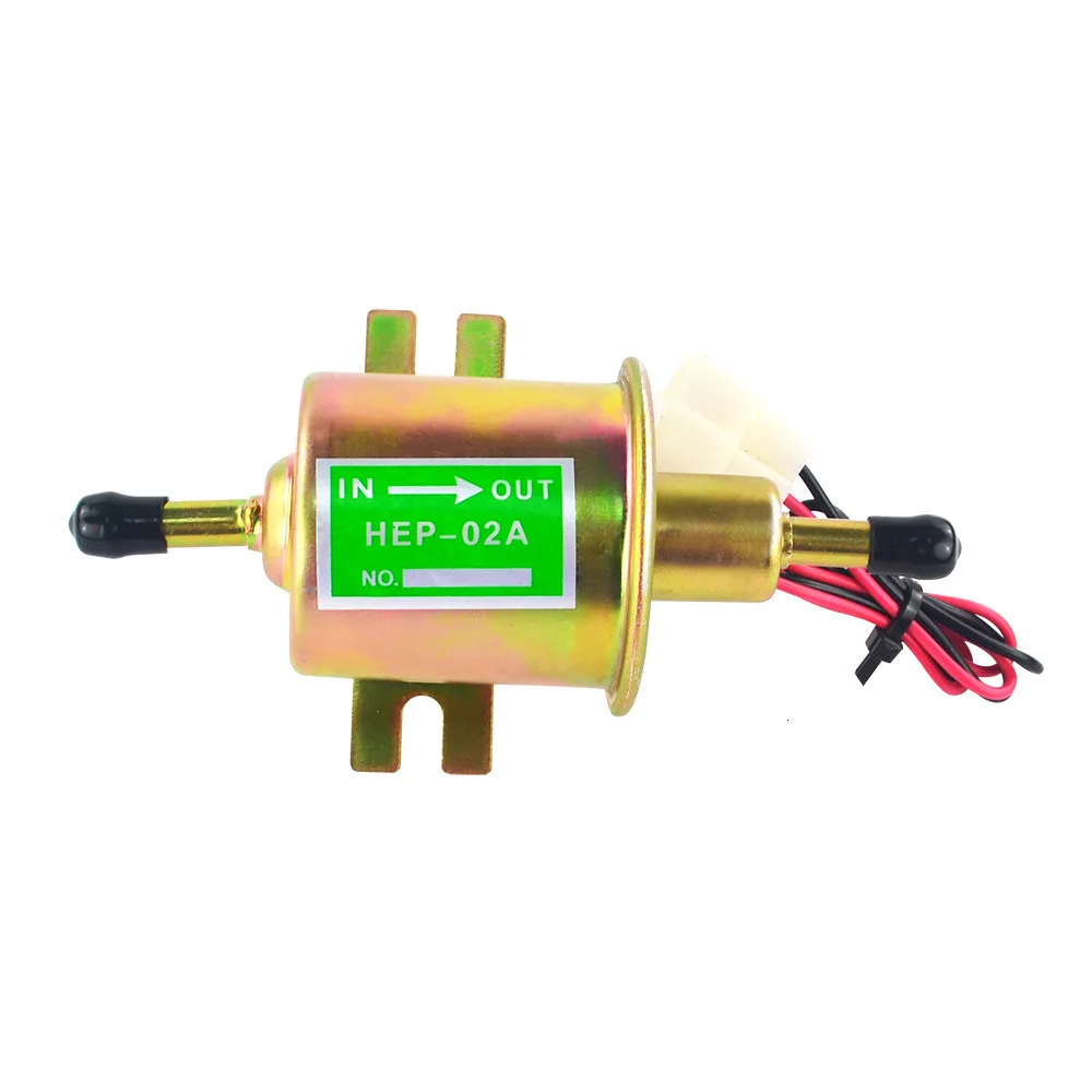 

HEP-02A Electric Fuel Pump With Low Pressure For Carburetor Motorcycle ATV