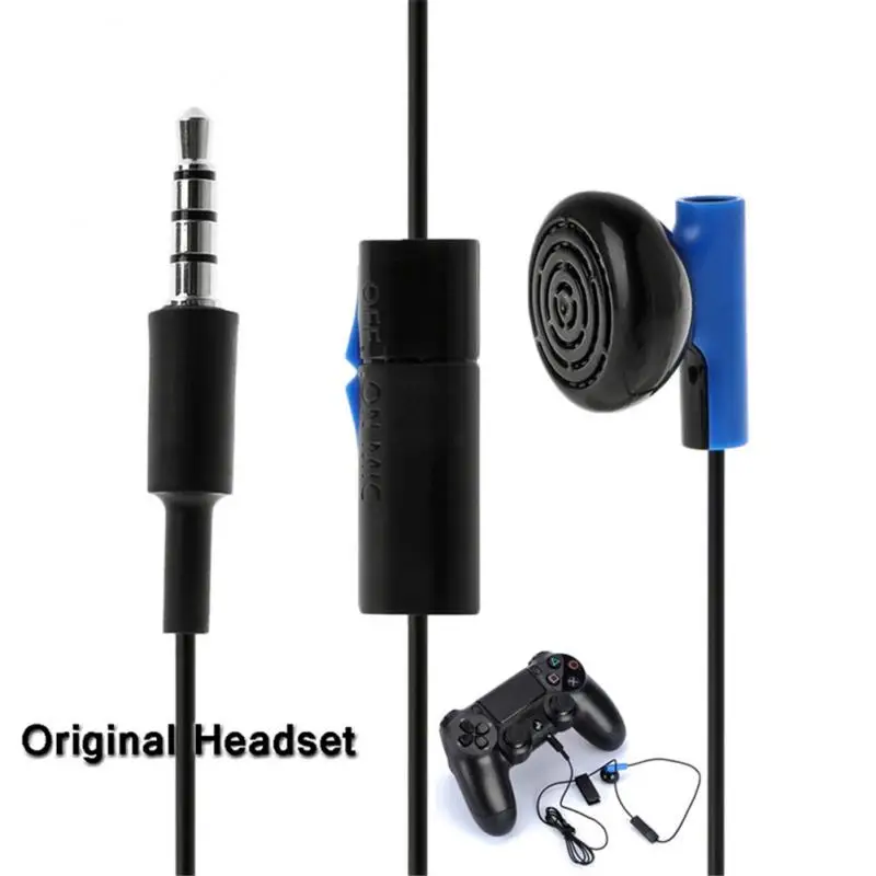 Новая гарнитура для игр с микрофоном, моно-чат, наушники-вкладыши для контроллера Sony PS4 PlayStation 4, игровые наушники.