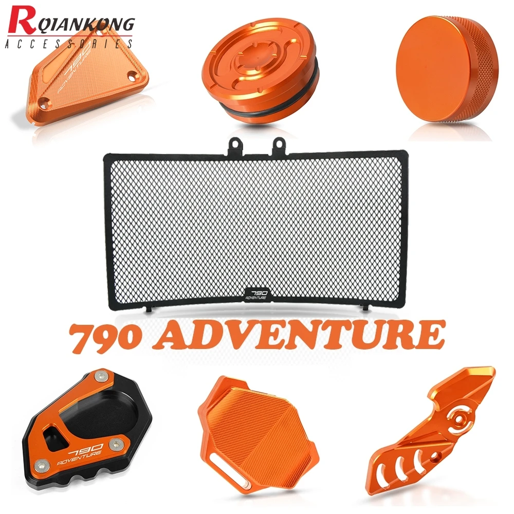 Для KTM 790 ADVENTURE 2019 Запчасти для мотоциклов решетка радиатора Защитная крышка +