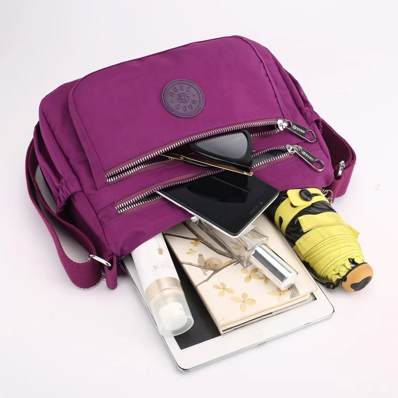 Женские сумки женские через плечо нейлоновые водонепроницаемые | Багаж и