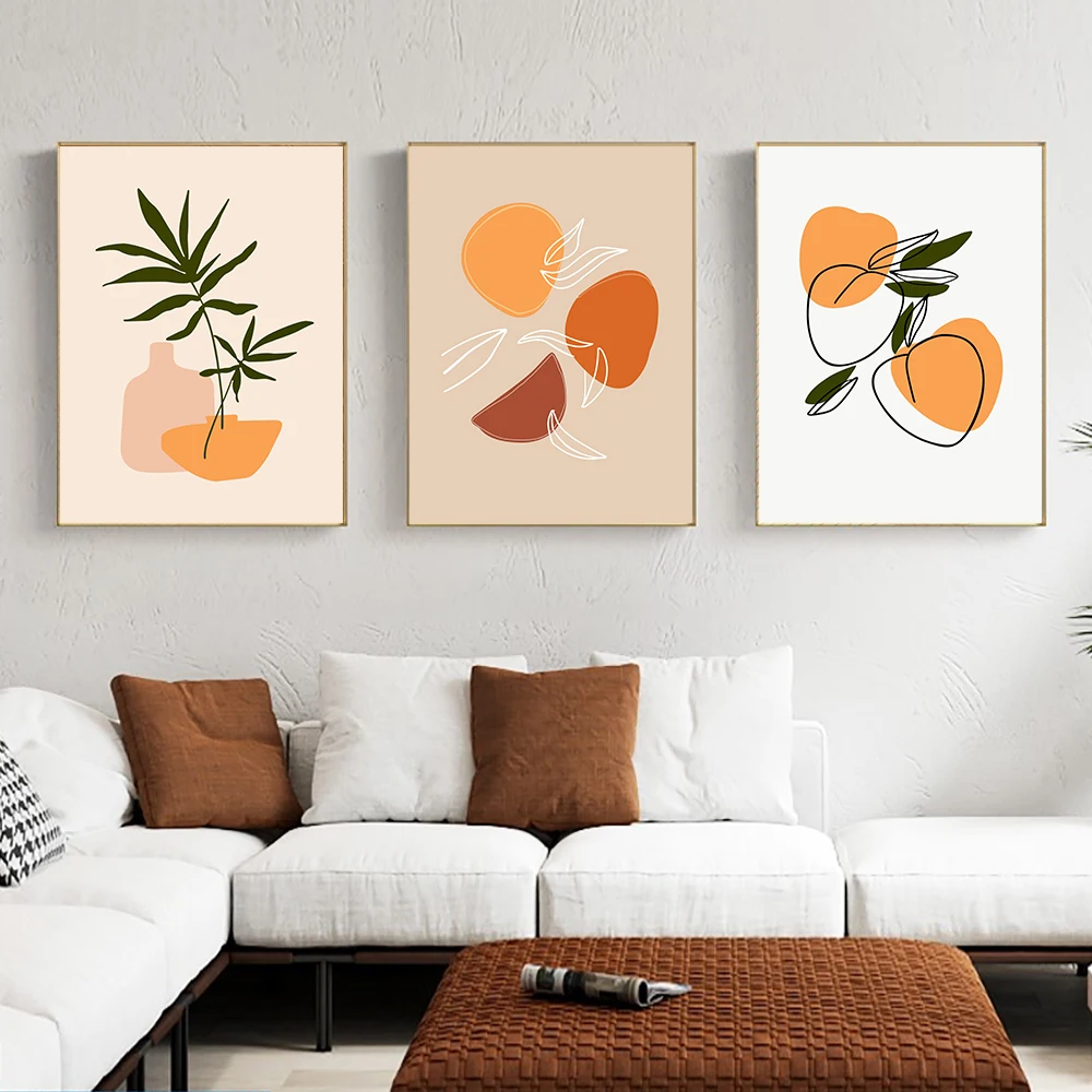 

Minimalist Plant Canvas Paintings Prints Beautiful Modern Aesthetic Personalized Wall Posters Living Room Decor Free Shipping