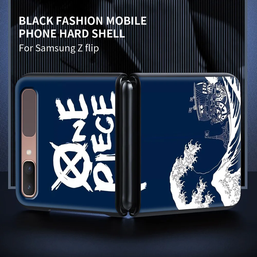 

Phone Cover For Samsung Galaxy Z Flip Case Slim Hard PC Phone Cases For Galaxy Z Flip 5G Luxury Shell One Piece