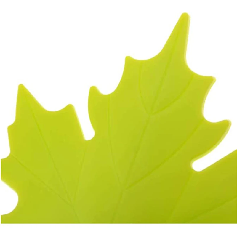 Симпатичные стильные силиконовые дверные стопоры в виде листьев Детские модели