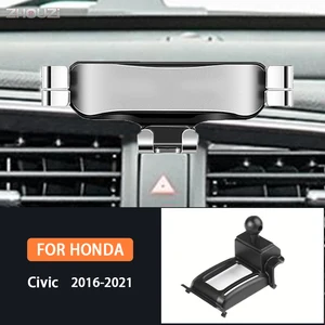 car mobile phone holder for honda civic 2016 2017 2018 2019 2020 2021 mounts gps stand gravity navigation bracket accessories free global shipping