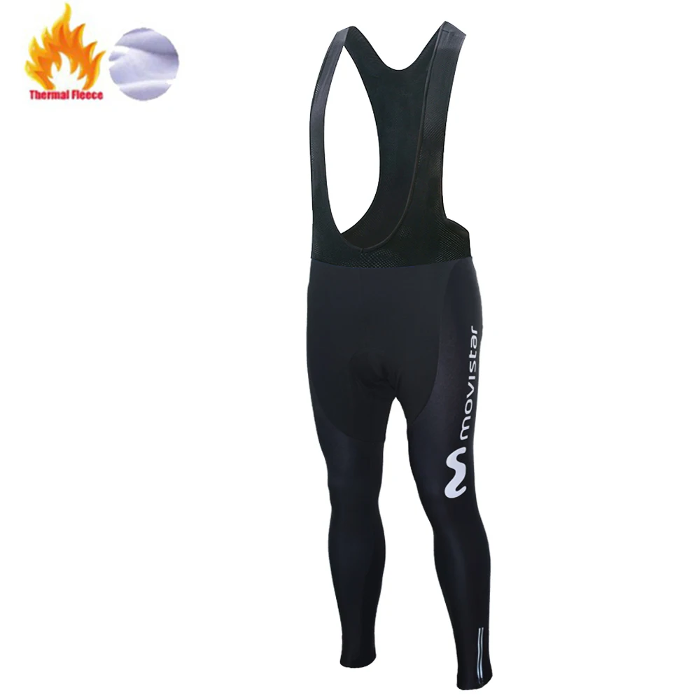 Велосипедные брюки Movistar теплые для езды на велосипеде зимние штаны горного