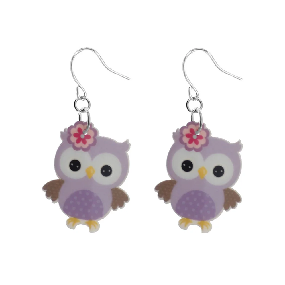 2019 модные подарки для девочек ювелирные изделия крутая фиолетовая подвеска