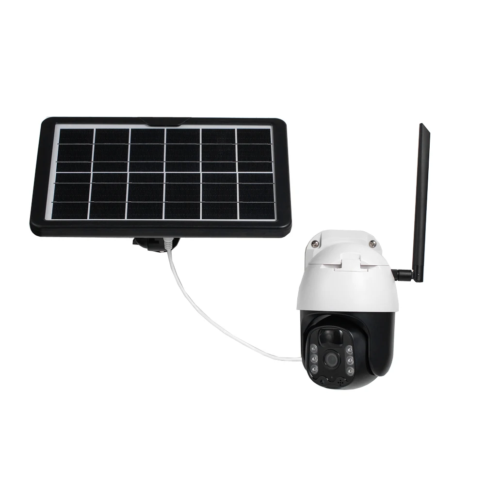 PTZ WIFI камера Солнечный источник питания PIR датчик человеческого тела