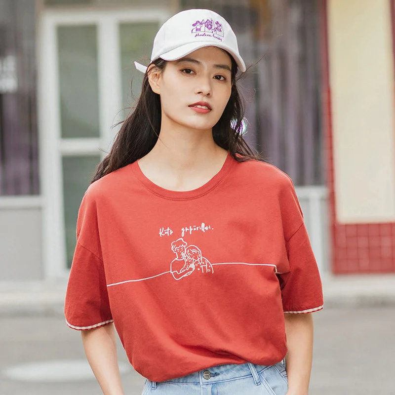 INMAN летняя литературная забавная Футболка с принтом в клетку из чистого хлопка