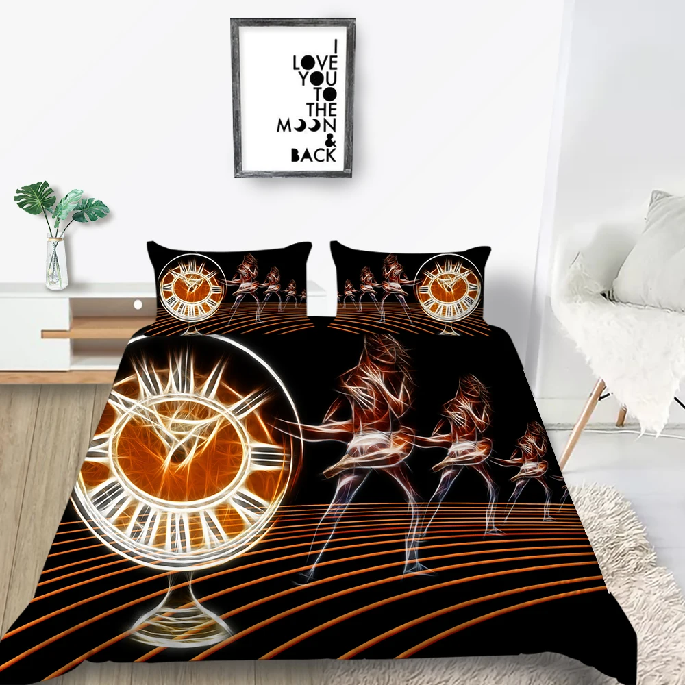 Комплект постельного белья с абстрактным изображением Танцовщицы креативный