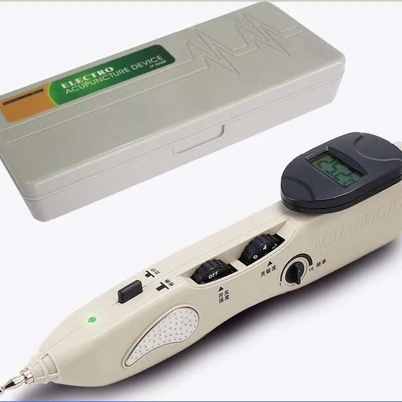 Электронный автоматический стимулятор для акупунктуры с ЖК дисплеем|point