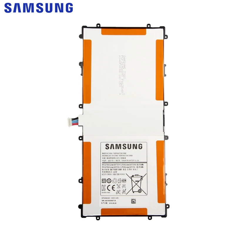 Оригинальный аккумулятор Samsung SP3496A8H для Google Nexus 10 GT-P8110 HA32ARB SP3496A8H(1S2P) оригинальный