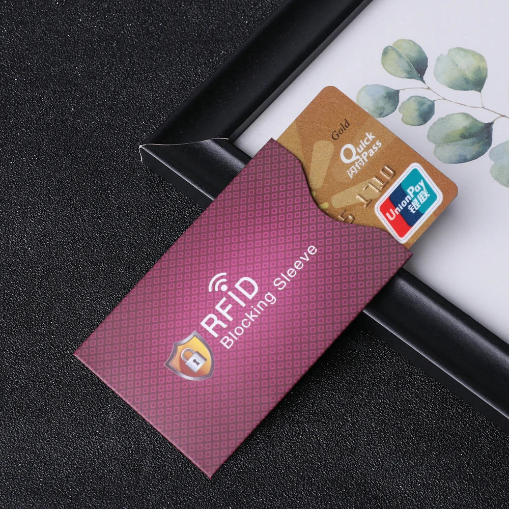 5 шт./компл. популярный унисекс Противоугонный RFID с протекторами для банковских карт блокирующий держатель карты кожаный чехол чехлы Защитный чехол для банковских карт