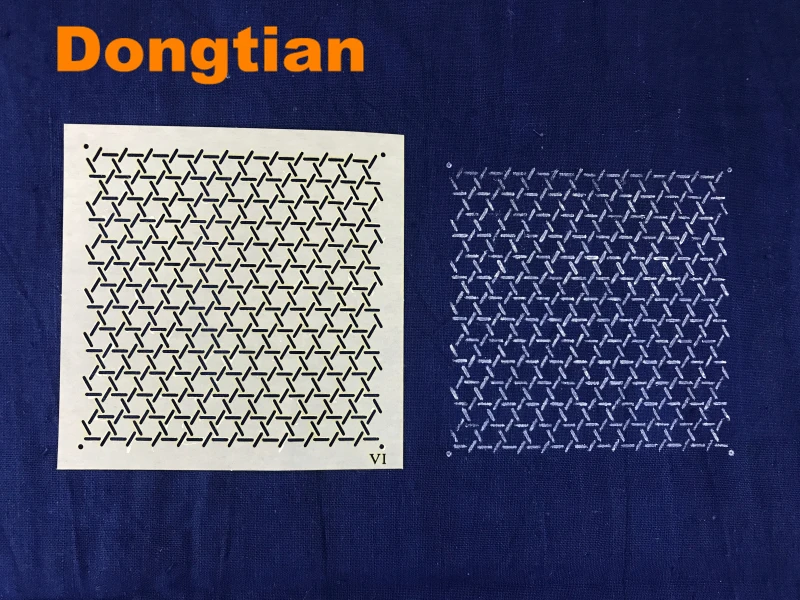 Классические шаблоны Sashiko тканые бамбуковые для рисования мягкие 12*12 см |
