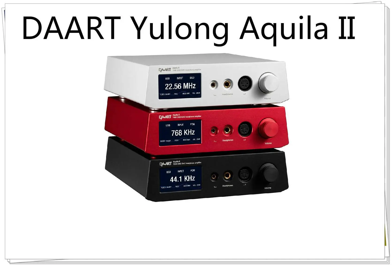 ЦАП DAART Yulong Aquila II ES9038Pro TPA6120 AK4497 DSD256 PCM768KHz сбалансированный DSD XMOS усилитель для