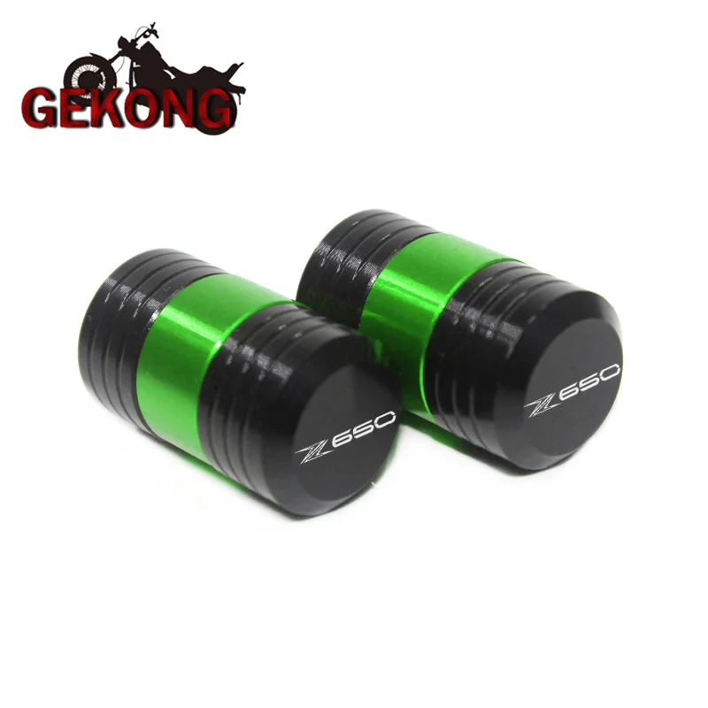 

High Quality For KAWASAKI Z650 Z 650 z650 LOGO Motorcycle CNC Aluminum Wheel Tire Valve Stem Caps Airtight Cover Accessories