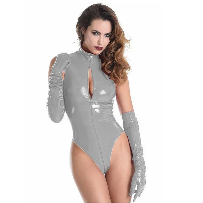 Сексуальное боди с открытой промежностью Облегающий комбинезон нижнее белье