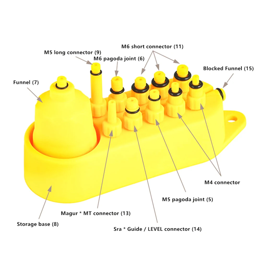 Универсальный комплект для ремонта велосипедного гидравлического дискового