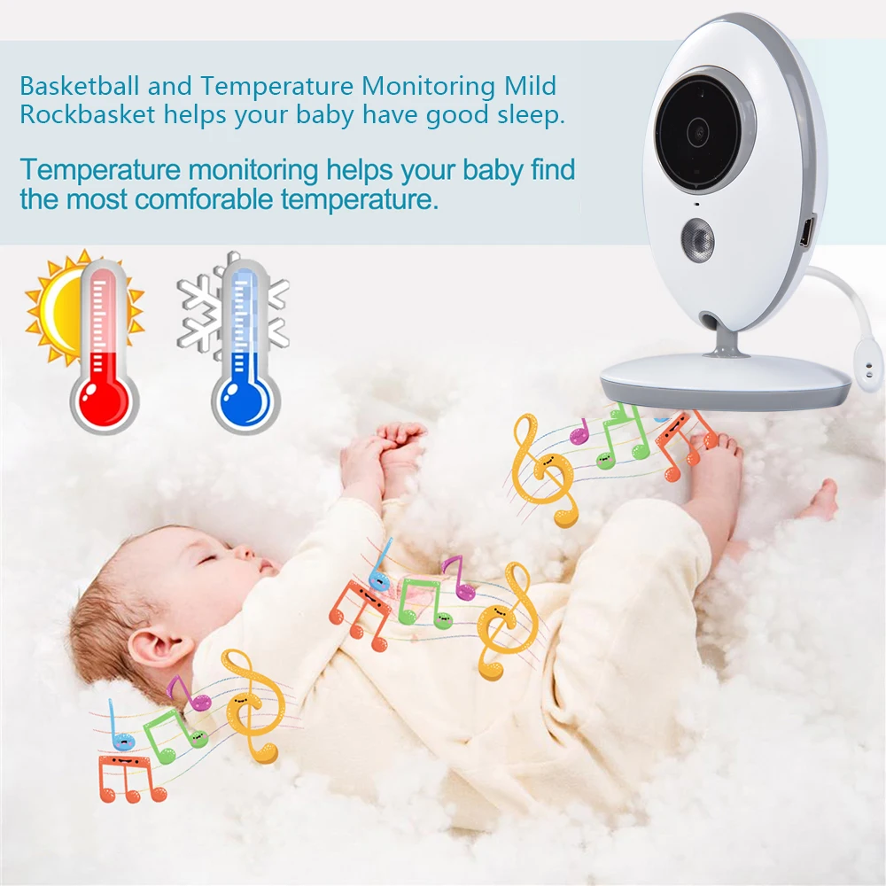 VB605 2 4G HD беспроводная видео и видеоняня камера безопасности способа разговора ИК