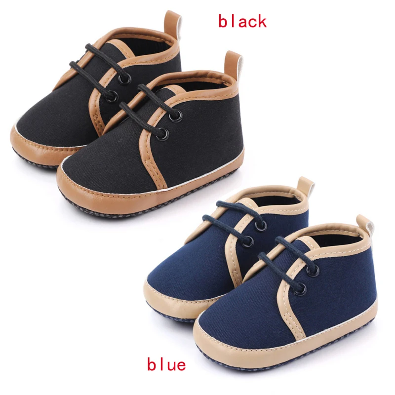 

Toddler Infant Baby Shoes Newborn Boys Girls Soft Soled Casual Crib Shoes Prewalker Solid Patchwork Shoes 0-18M