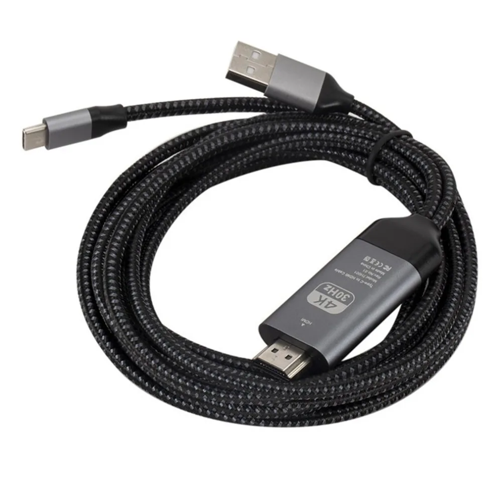 Тип C к HDMI HD tv AV ТВ кабель адаптер для samsung Galaxy S9 S10 Note 9 для MacBook Smart конвертер