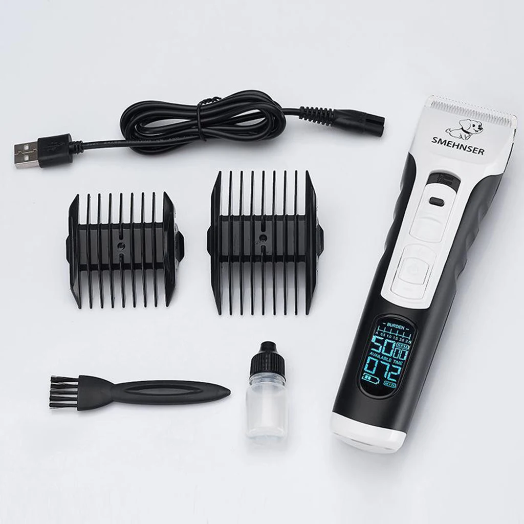 

Professional Electric Pet Clippers Dog Shaver Animal Trimmer Kit Tools