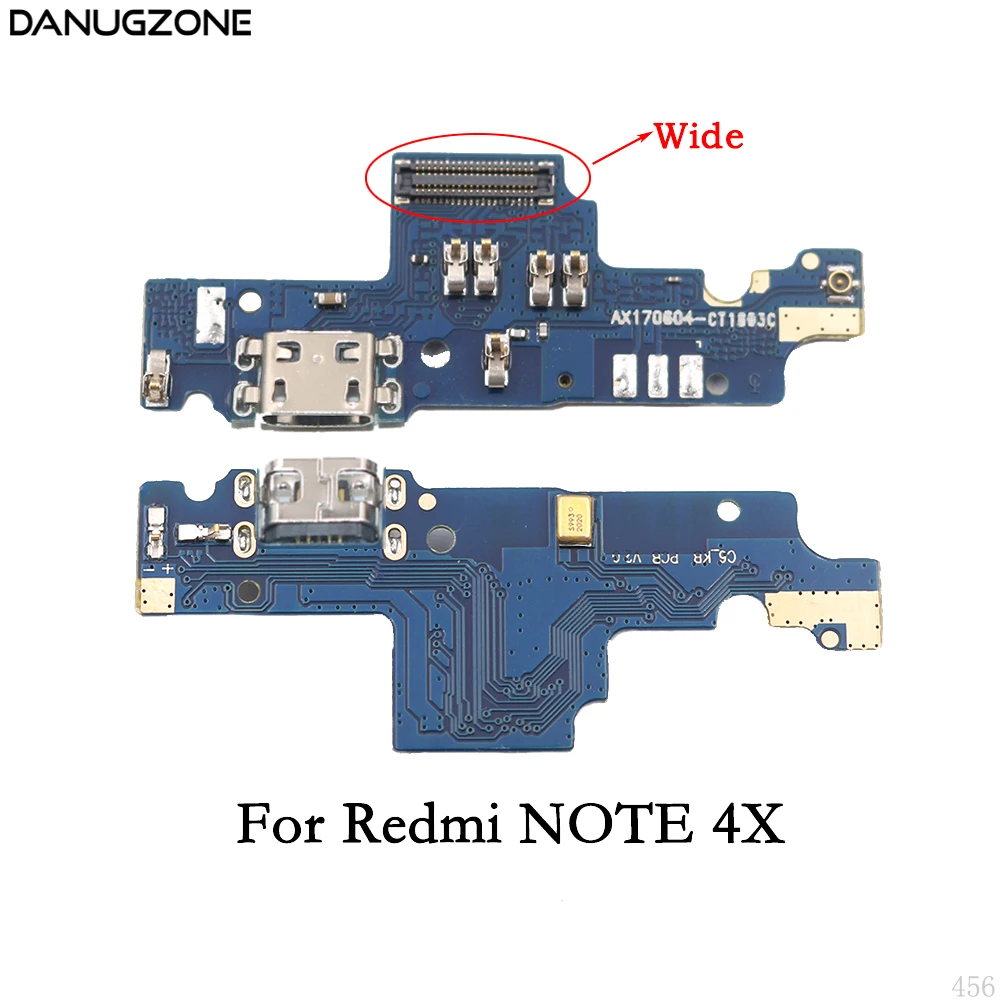 30 шт./лот для Xiaomi Redmi NOTE 4X USB Зарядка Док станция Разъем Порт плата зарядки гибкий