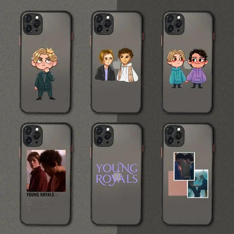 

Young Royals TV series Phone Case matte transparent For iphone 7 8 11 12 plus mini x xs xr pro max cover