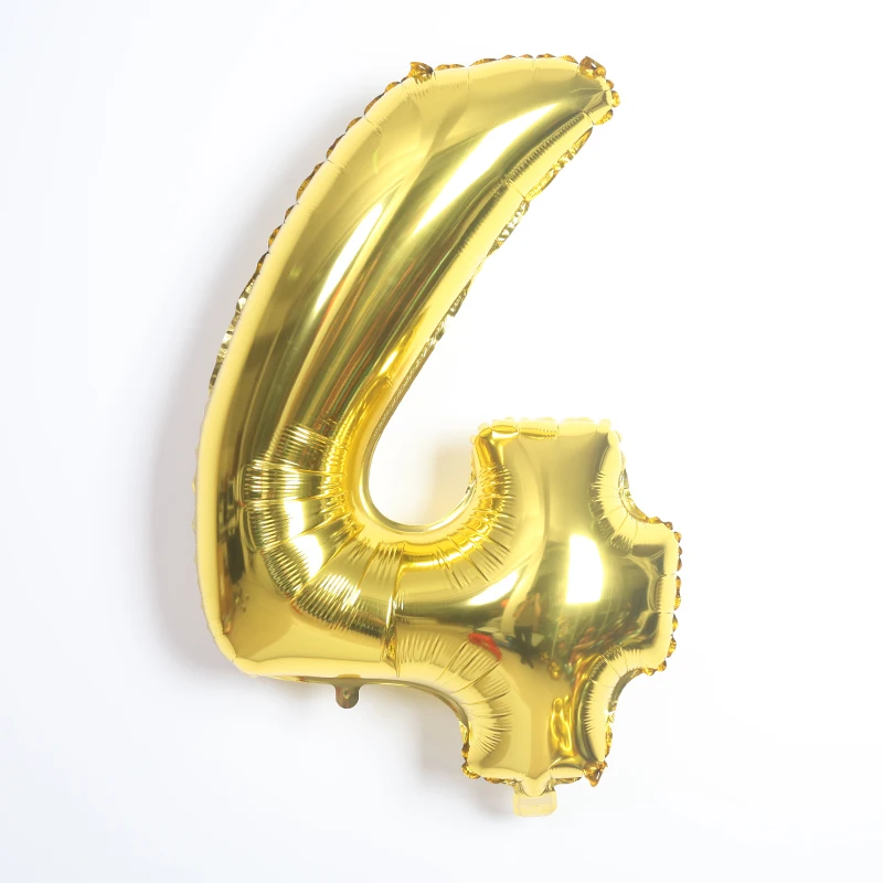 

32'' 40'' Big Number Foil Balloons Figure Digit Happy Birthday Party Wedding Decoration Kids Toy Helium Globos Wholesale Balloon