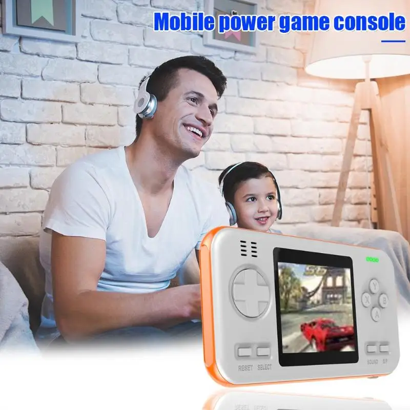 Новая портативная консоль игровая игровой компьютер с 8000 мАч power Bank Buil-in 416 классические игры игровой плеер игрушки для детей подарок