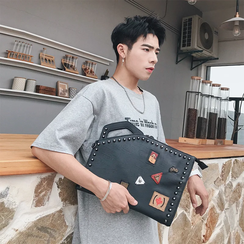 Youda модная мужская деловая сумка оригинальный дизайн большая емкость папка для